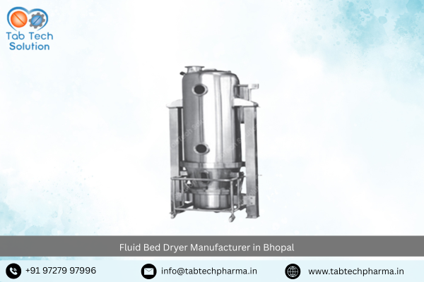 Fluid Bed Dryer Manufacturer in Bhopal