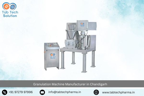 Granulation Machine Manufacturer in Chandigarh
