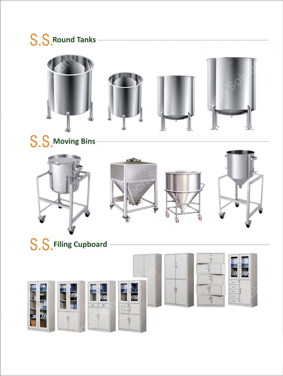 Clean Room Furniture, SS Tank Bins & Cupboard CRF, Supplier and Manufacturer in Ahmedabad, Gujarat, India